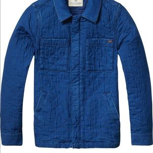 Scott and Soda Quilted Shirt Jacket